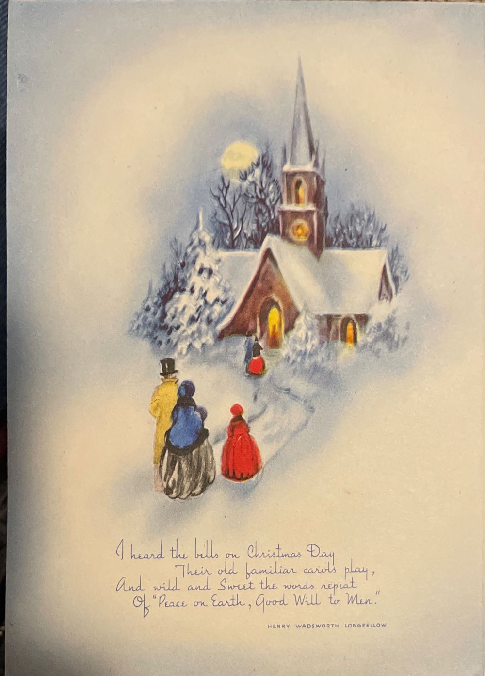 Brundage - Christmas Card - 251 - Christmas (Greeting Card) ornament collectible - Main Image 2