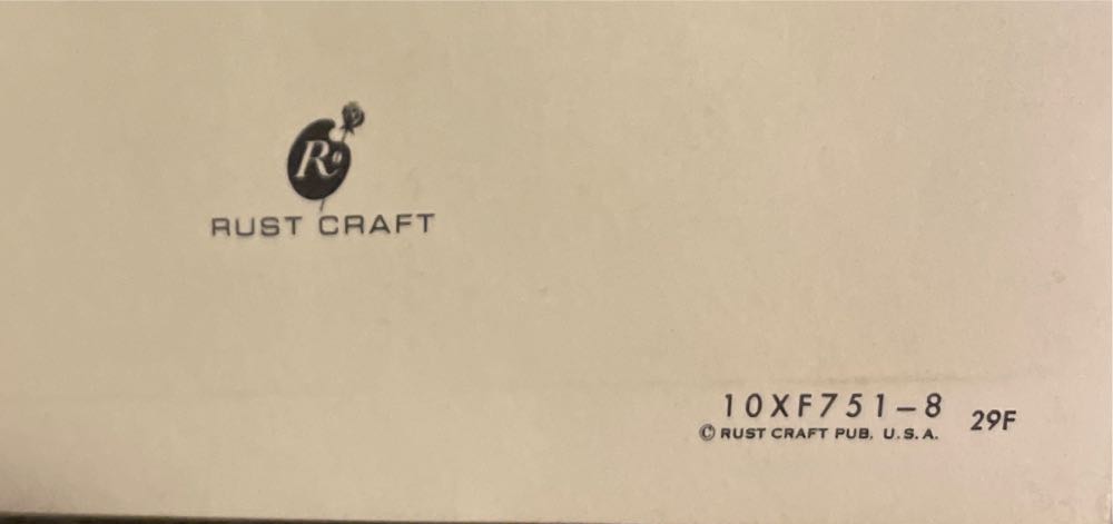 Rust Craft. - Christmas Card - 10XF751-8 - Christmas (Greeting Card) ornament collectible - Main Image 3