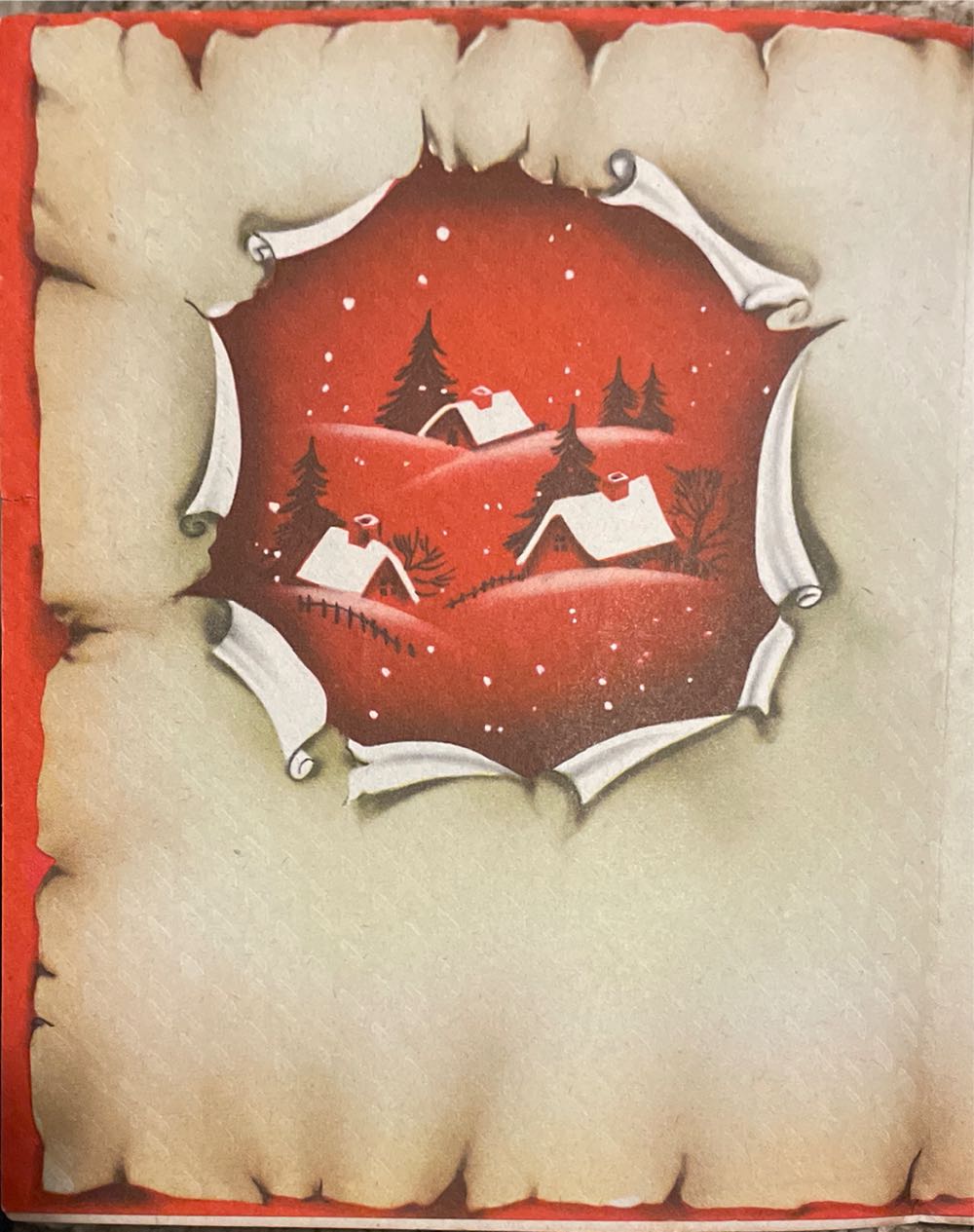 Christmas Card - Santa And Music - No. 61 - Christmas (Greeting Card) ornament collectible - Main Image 2