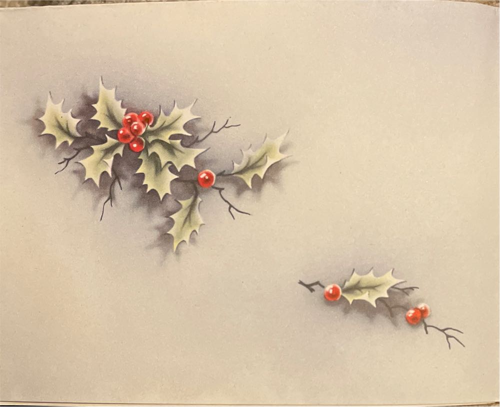 Christmas Card - Candle And Holly - 119 - Christmas (Greeting Card) ornament collectible - Main Image 2