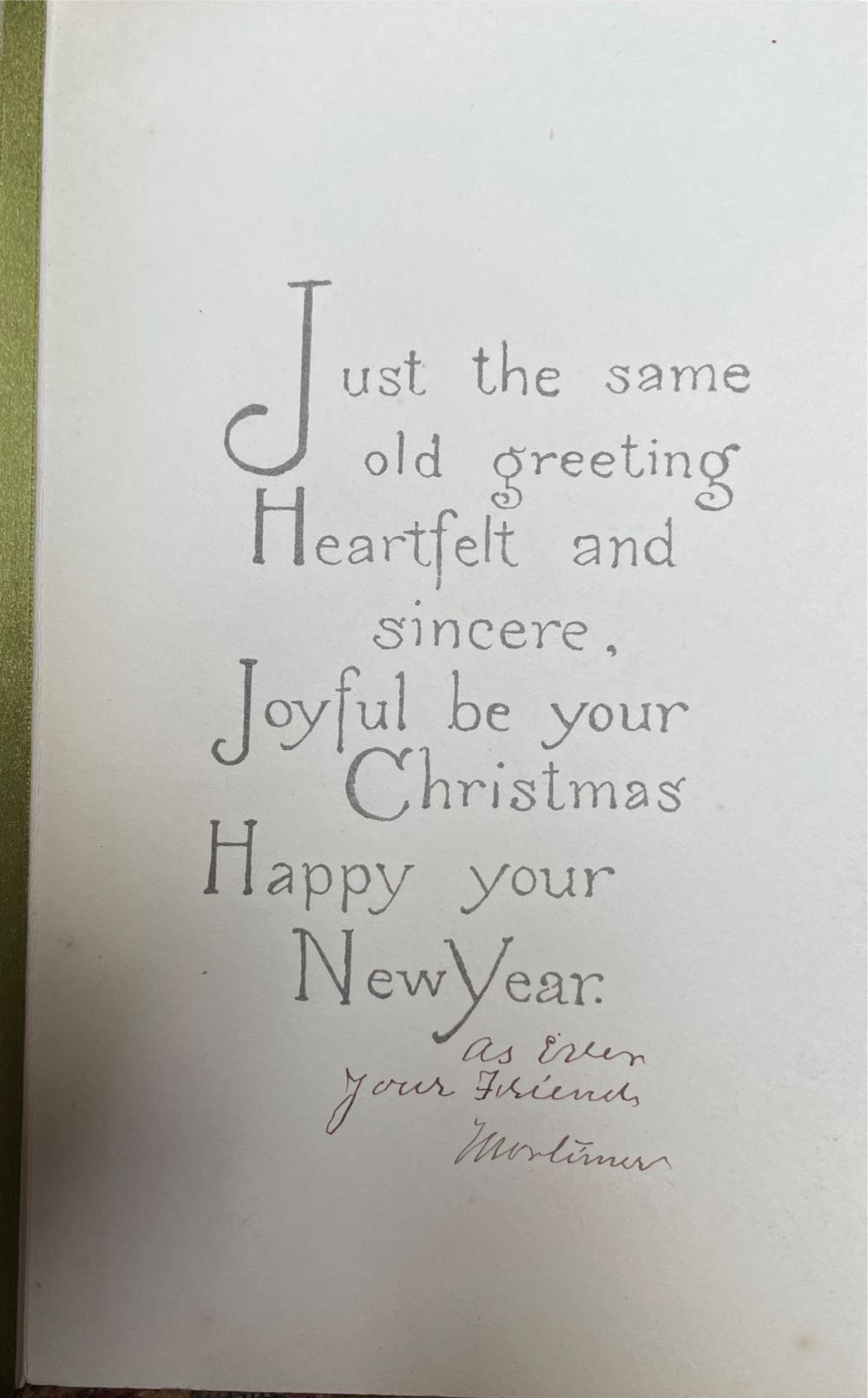 Christmas Card - Holly - Christmas (Greeting Card) ornament collectible - Main Image 2