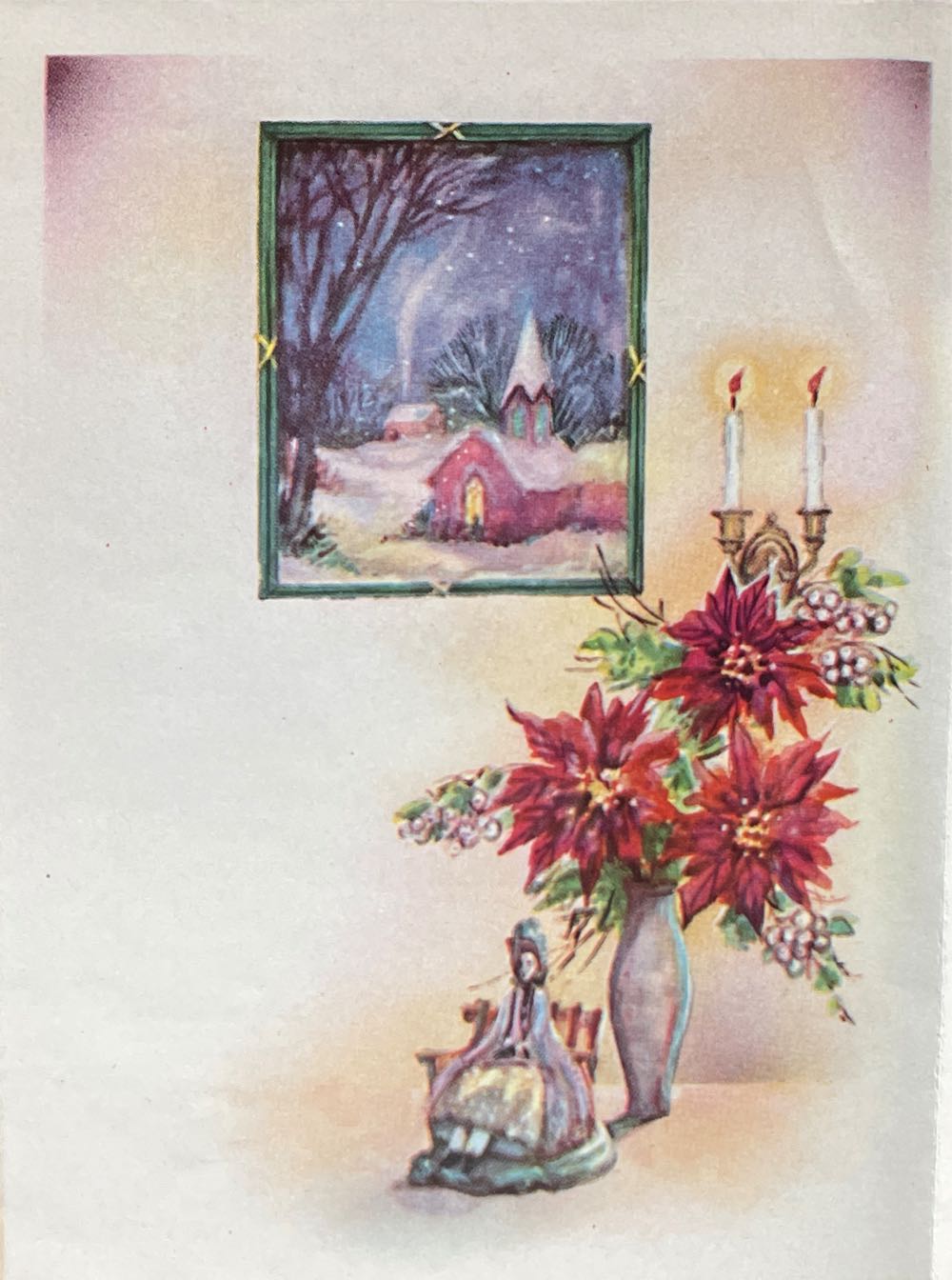 Christmas Card - Town Square - Christmas (Greeting Card) ornament collectible - Main Image 2