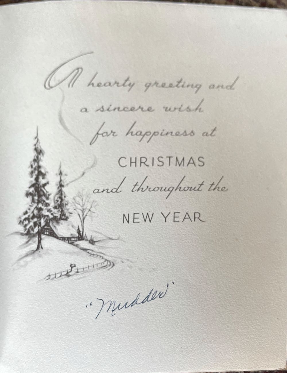 Christmas Card - Adult Carolers - Christmas (Greeting Card) ornament collectible - Main Image 2