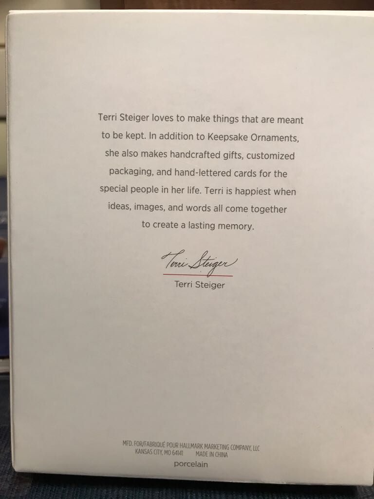 Thanks Mom  (Hallmark Keepsake) ornament collectible - Main Image 2