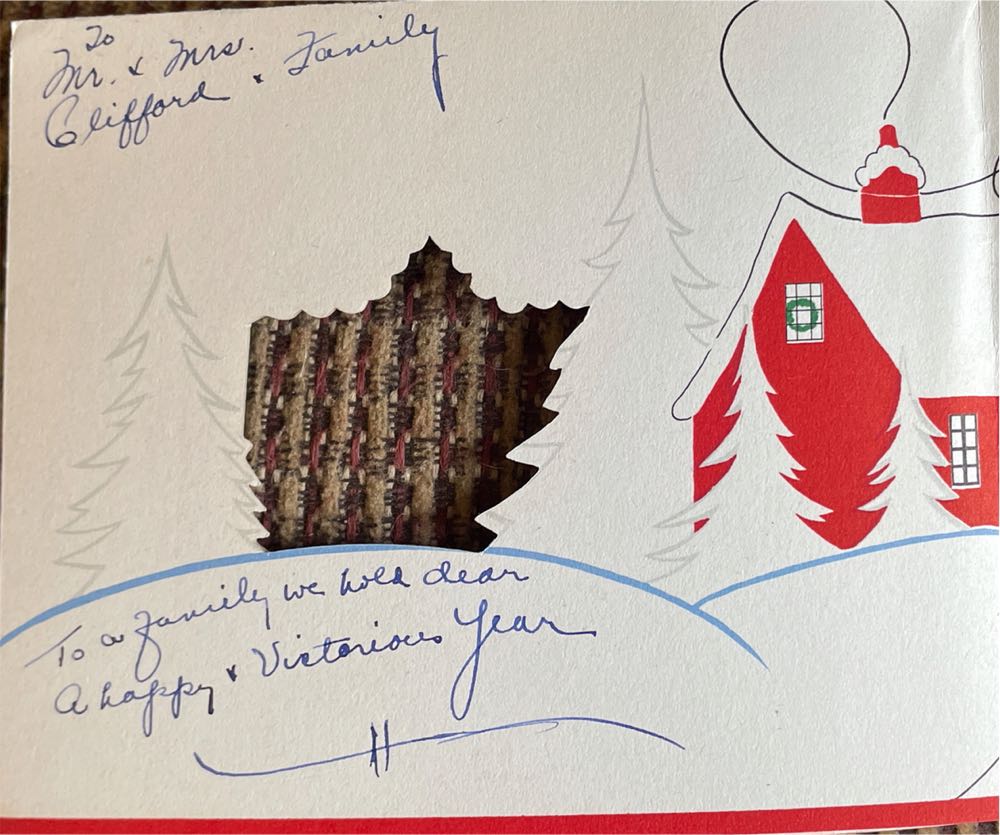 Christmas Card - French Fold - Open Window - House - Bi-Fold (Christmas Card) ornament collectible - Main Image 3