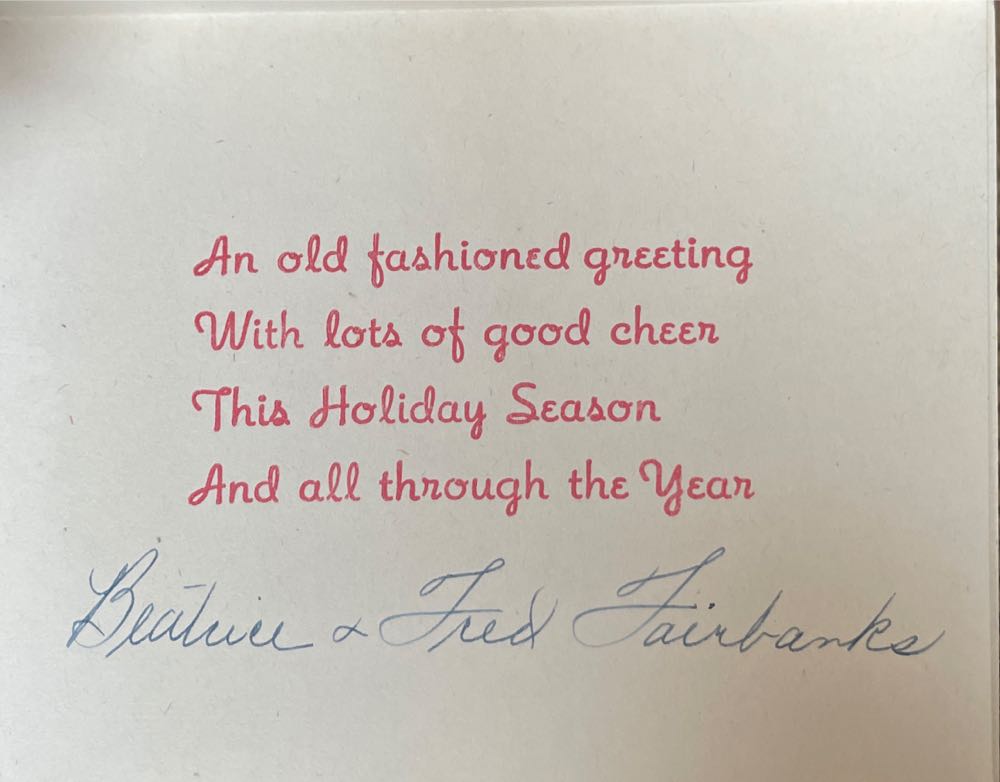 Christmas Card - Sleigh Ride - Christmas (Greeting Card) ornament collectible - Main Image 2