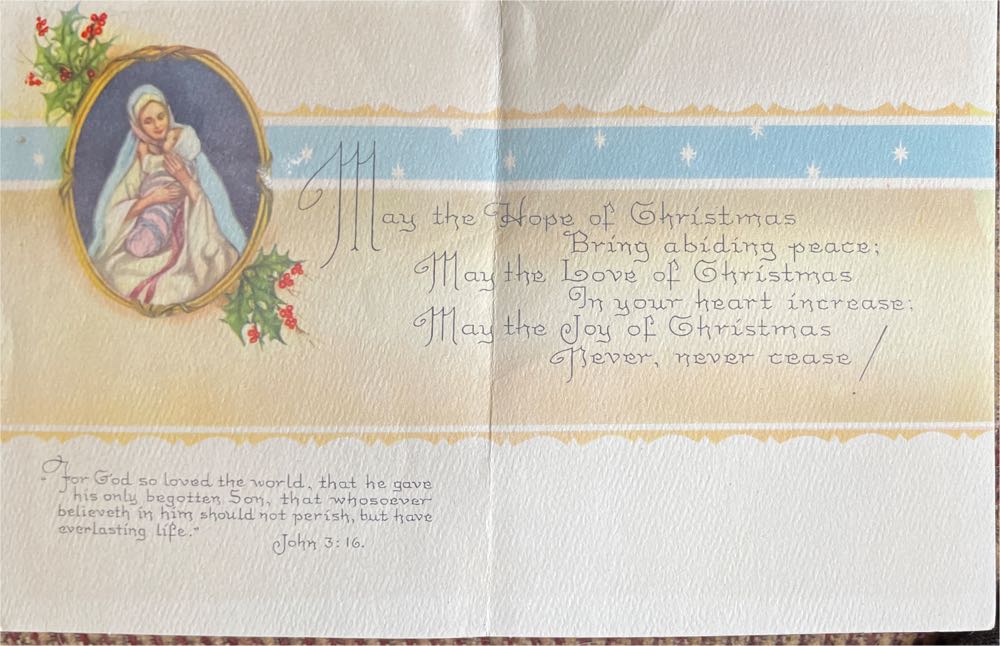 Christmas Card - Flight Into Egypt - Christmas (Greeting Card) ornament collectible - Main Image 2