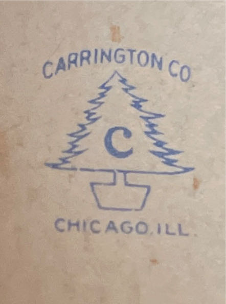 Carrington - Valentine - “C” - French Fold - Coo Coo Clock - French Fold (Valentine) ornament collectible - Main Image 3