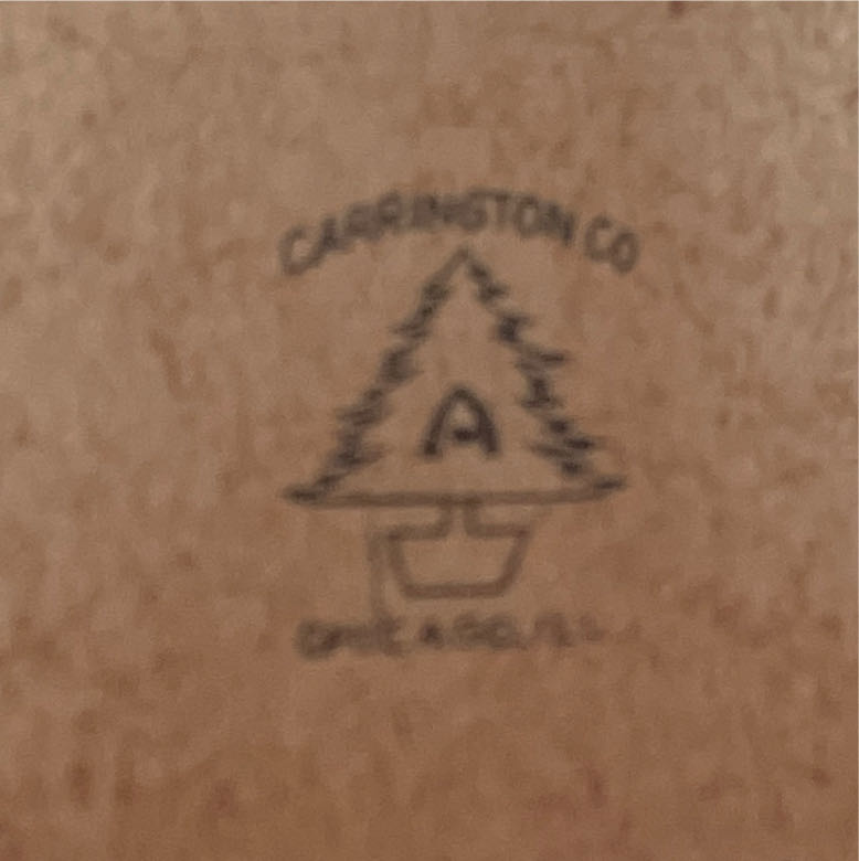 Carrington - Valentine - “A” - Flat - Cowboy - Flat (Valentine) ornament collectible - Main Image 2