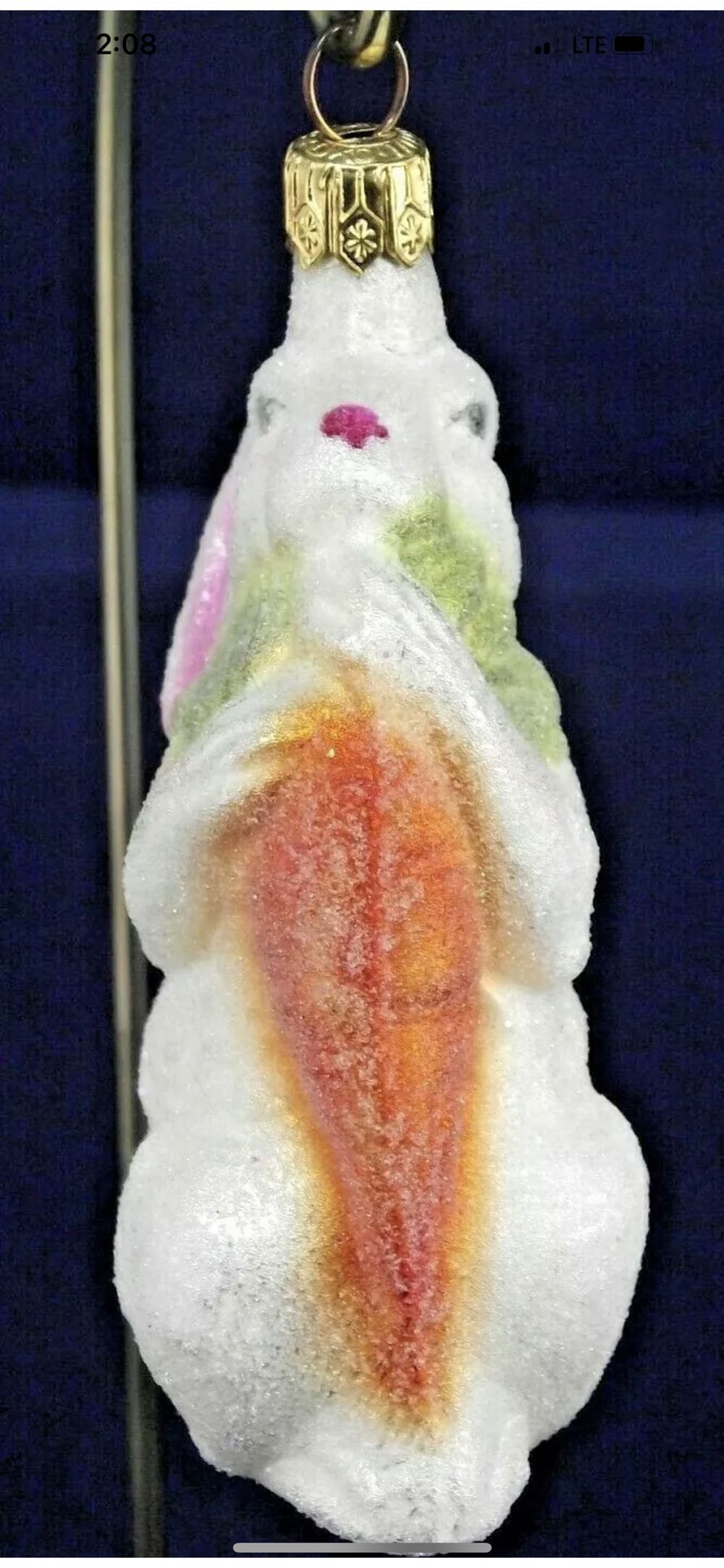 Marshmallow - Radko 96-248-0 (Easter Ornament) ornament collectible - Main Image 2