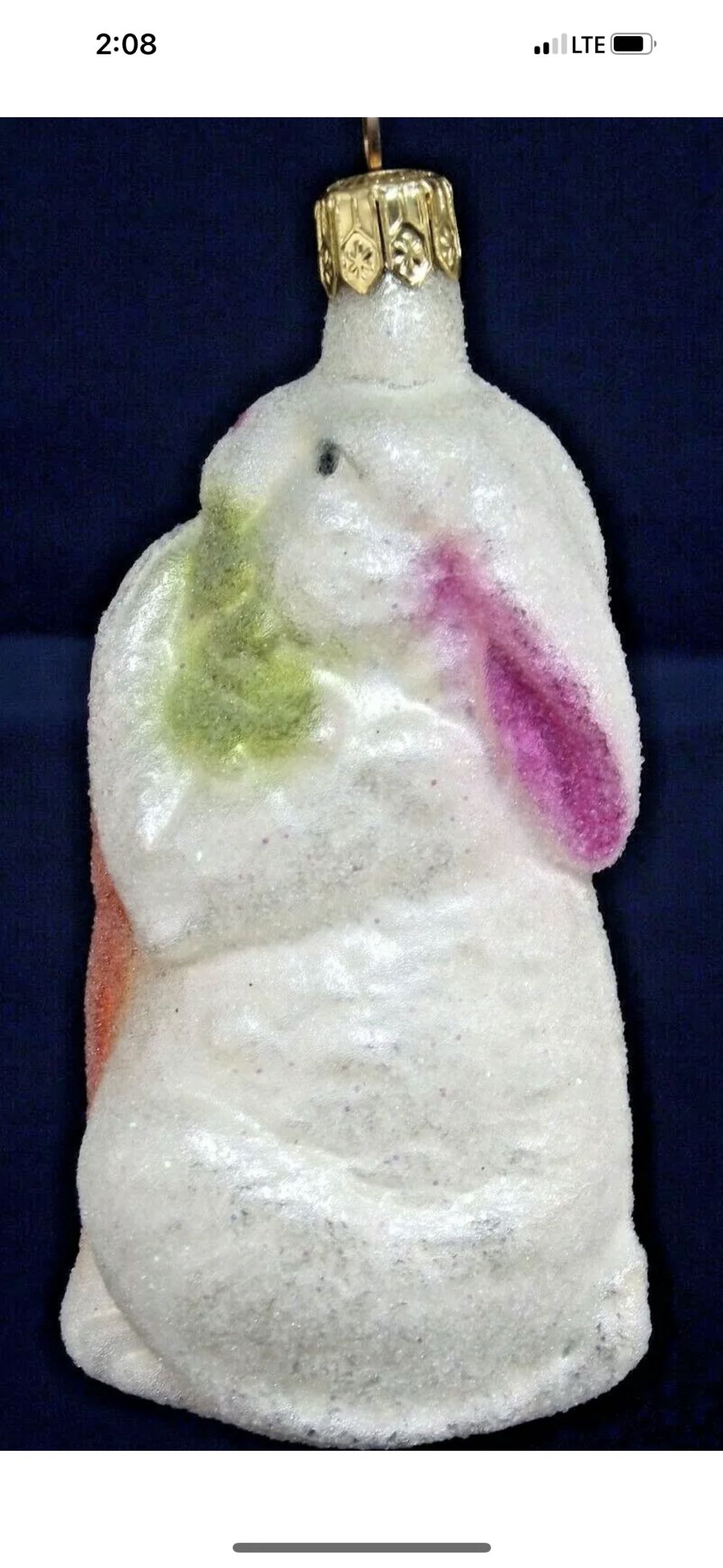 Marshmallow - Radko 96-248-0 (Easter Ornament) ornament collectible - Main Image 3