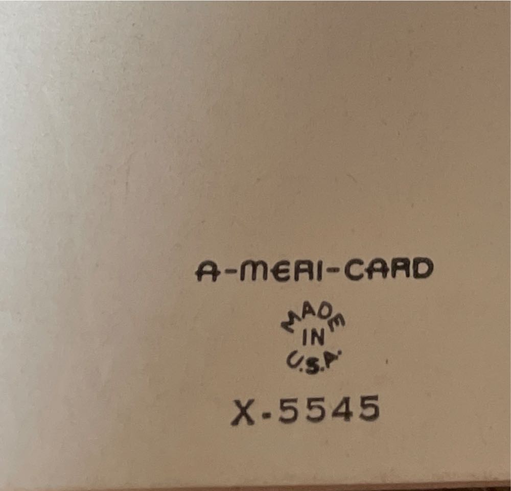 A-Meri-Card - Valentine - Pirate With Accordion - X-5545 - Single Fold (Valentine) ornament collectible - Main Image 3