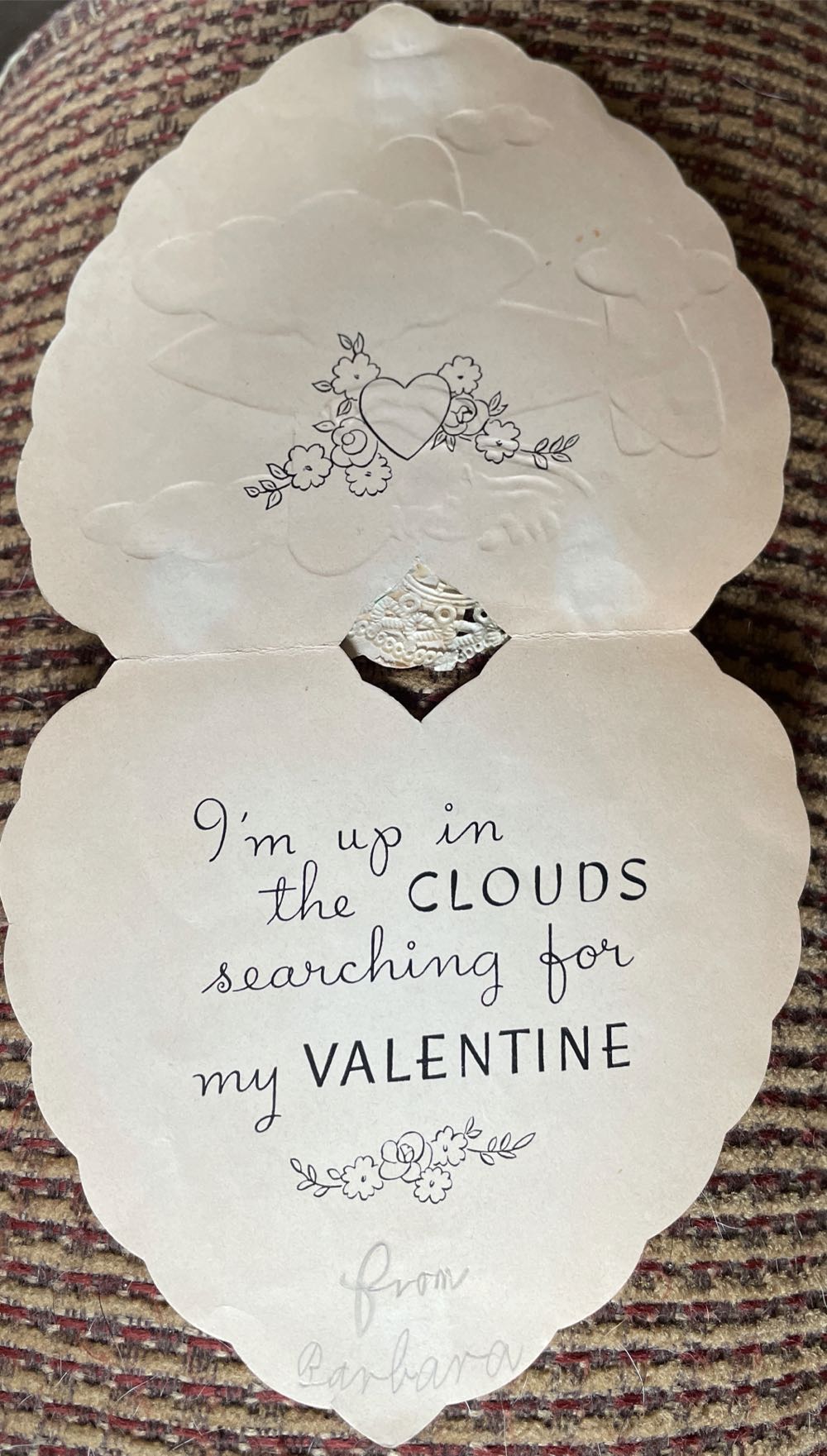 A-Meri-Card - Valentine - Airplane - With Embellishments - P-155 - Single Fold (Valentine) ornament collectible - Main Image 3