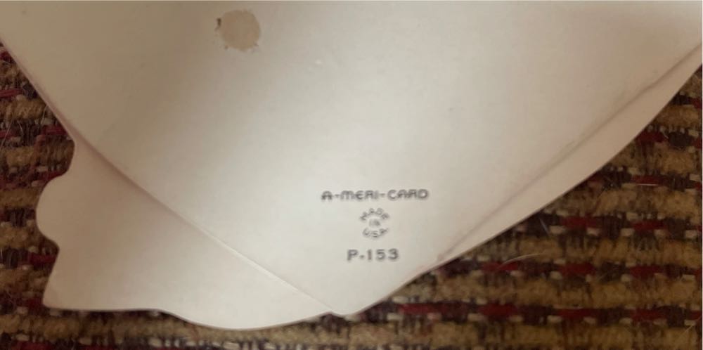 A-Meri-Card - Valentine - Boy By Window - P-153 - Fold Out (Valentine) ornament collectible - Main Image 4