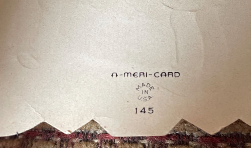 A-Meri-Card - Valentine - Boy Writing On Heart - 145 - Single Fold (Valentine) ornament collectible - Main Image 4