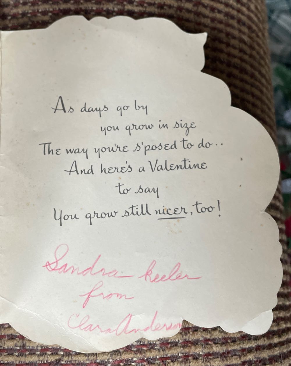 A-Meri-Card - Valentine - Puppy Blowing Bubble - 7680/2 - Single Fold (Valentine) ornament collectible - Main Image 3