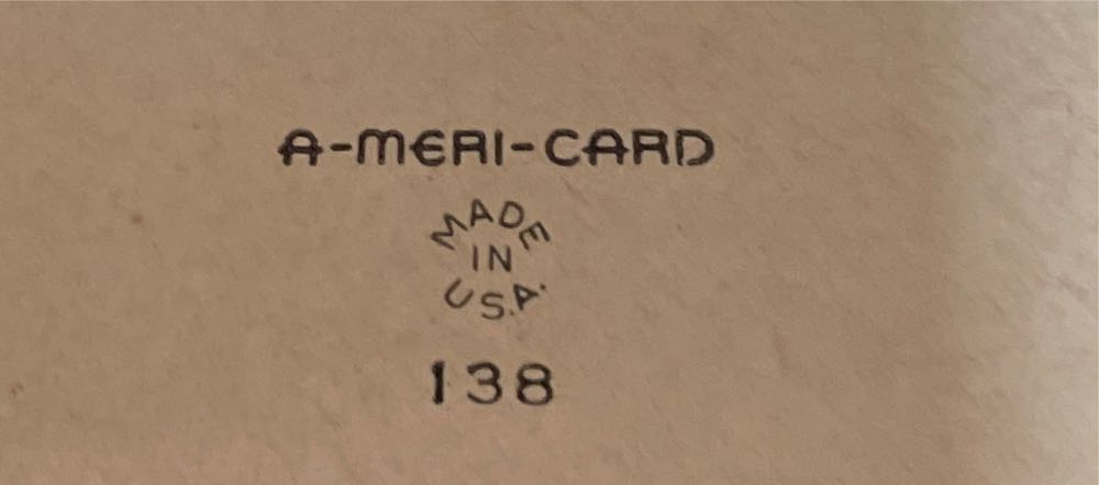 A-Meri-Card - Valentine - Girl With Mirror - 138 - Single Fold (Valentine) ornament collectible - Main Image 3