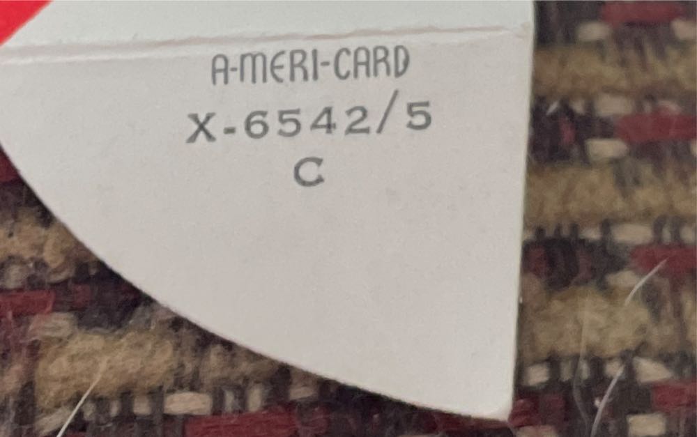 A-Meri-Card - Valentine - Pandas - X-6542/5 C - Flat (Valentine) ornament collectible - Main Image 2