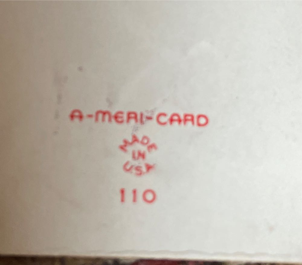 A-Meri-Card - Valentine - Boy With Holes In Shoes - 110 - Flat (Valentine) ornament collectible - Main Image 2