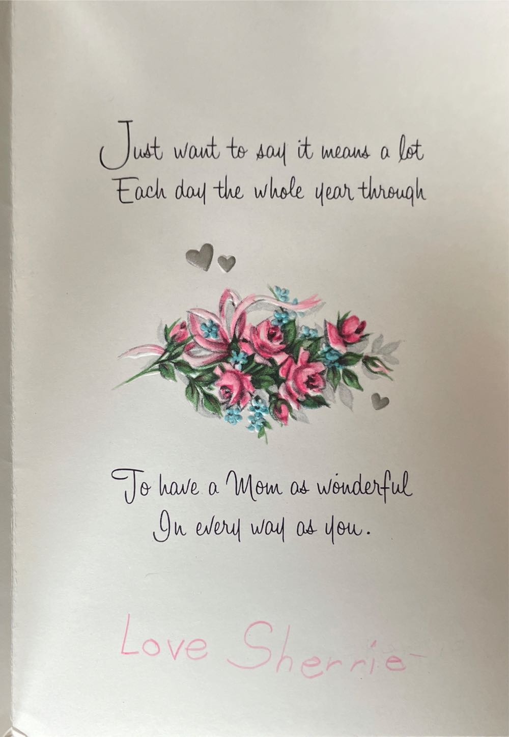 Gibson - Valentine - To Mom - 15V6550 11A - French Fold (Valentine) ornament collectible - Main Image 2