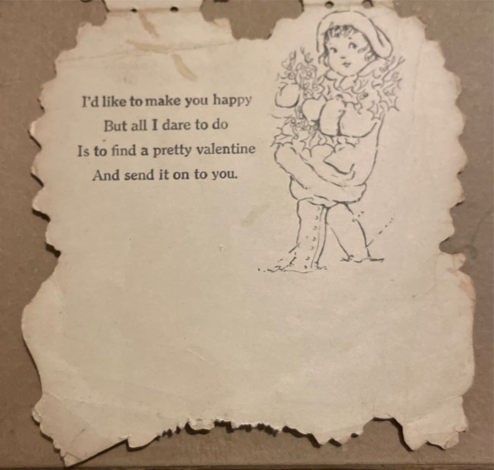 Whitney - Valentine - Cupid Sledding On Heart - Single Fold (Valentine) ornament collectible - Main Image 2