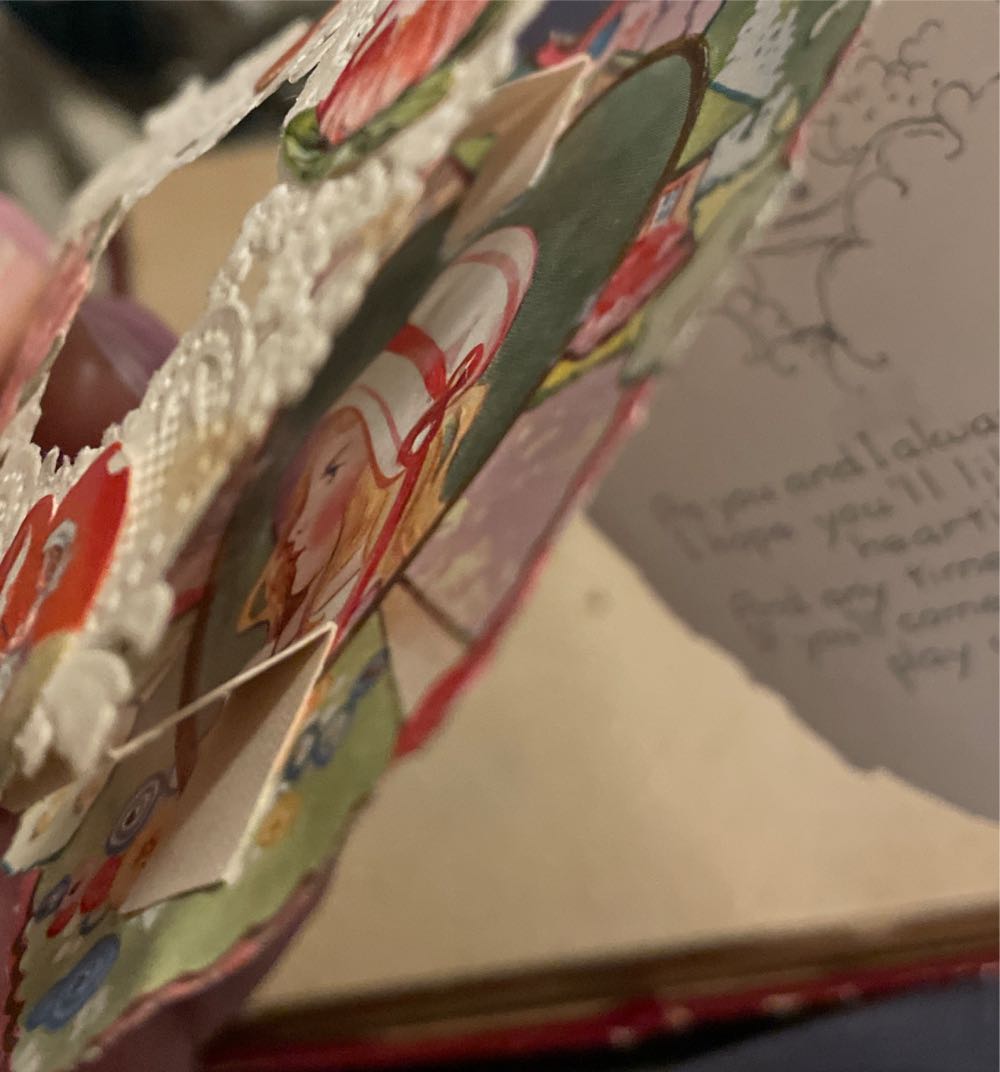 Whitney - Valentine - Lady’s Head - Embellished - Single Fold (Valentine) ornament collectible - Main Image 2