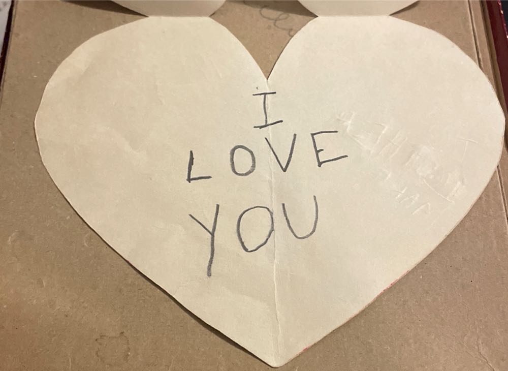 Handmade - Valentine - Cut Out Flowers - Single Fold (Valentine) ornament collectible - Main Image 2