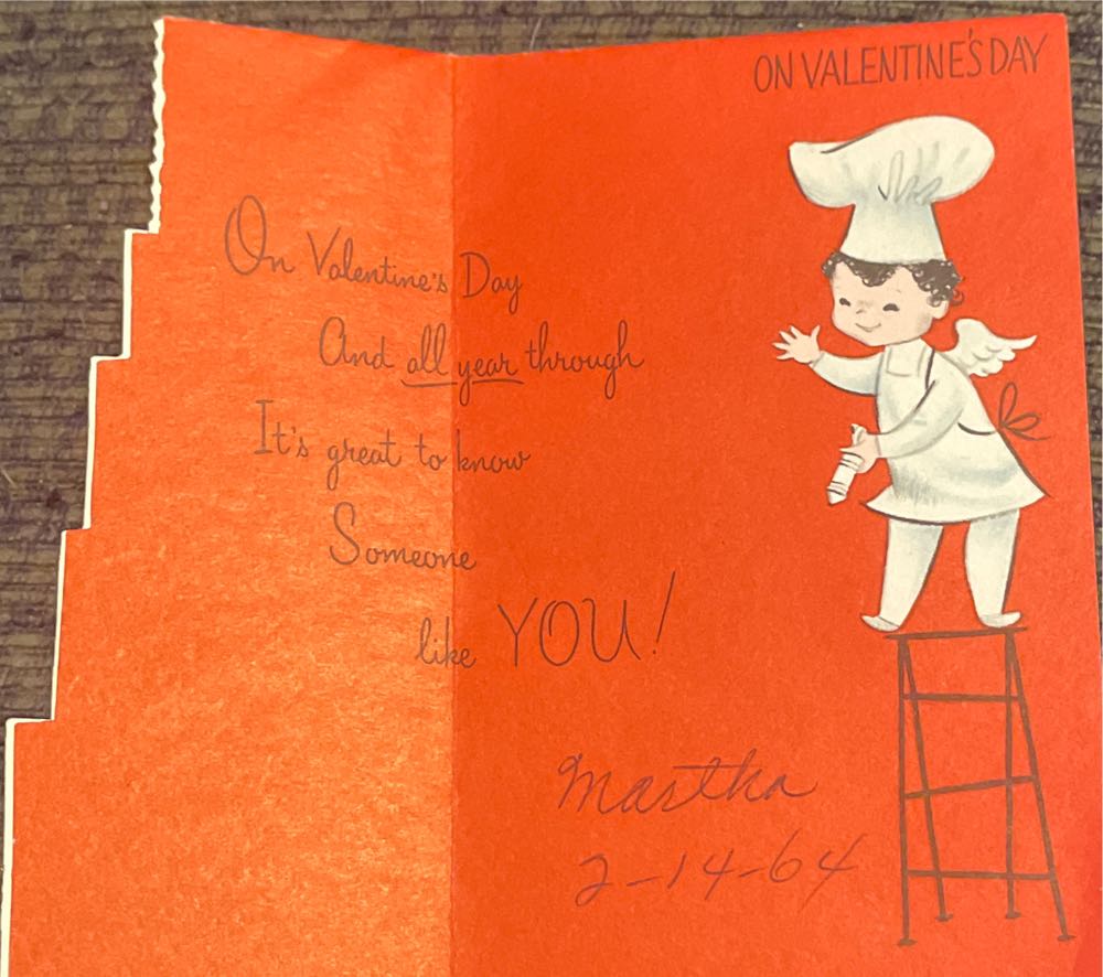 Art Guild - Valentine - Baker With Cake - 5V1012 - French Fold (Valentine) ornament collectible - Main Image 2