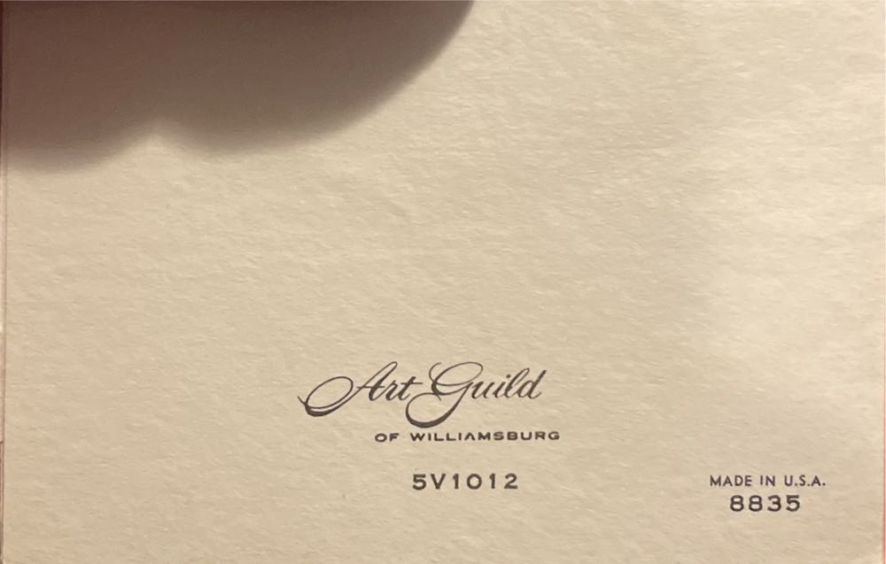 Art Guild - Valentine - Baker With Cake - 5V1012 - French Fold (Valentine) ornament collectible - Main Image 3