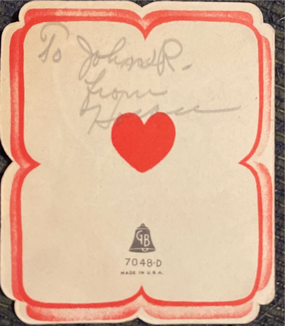 GB - Valentine - Running Dog - Single Fold (Valentine) ornament collectible - Main Image 4