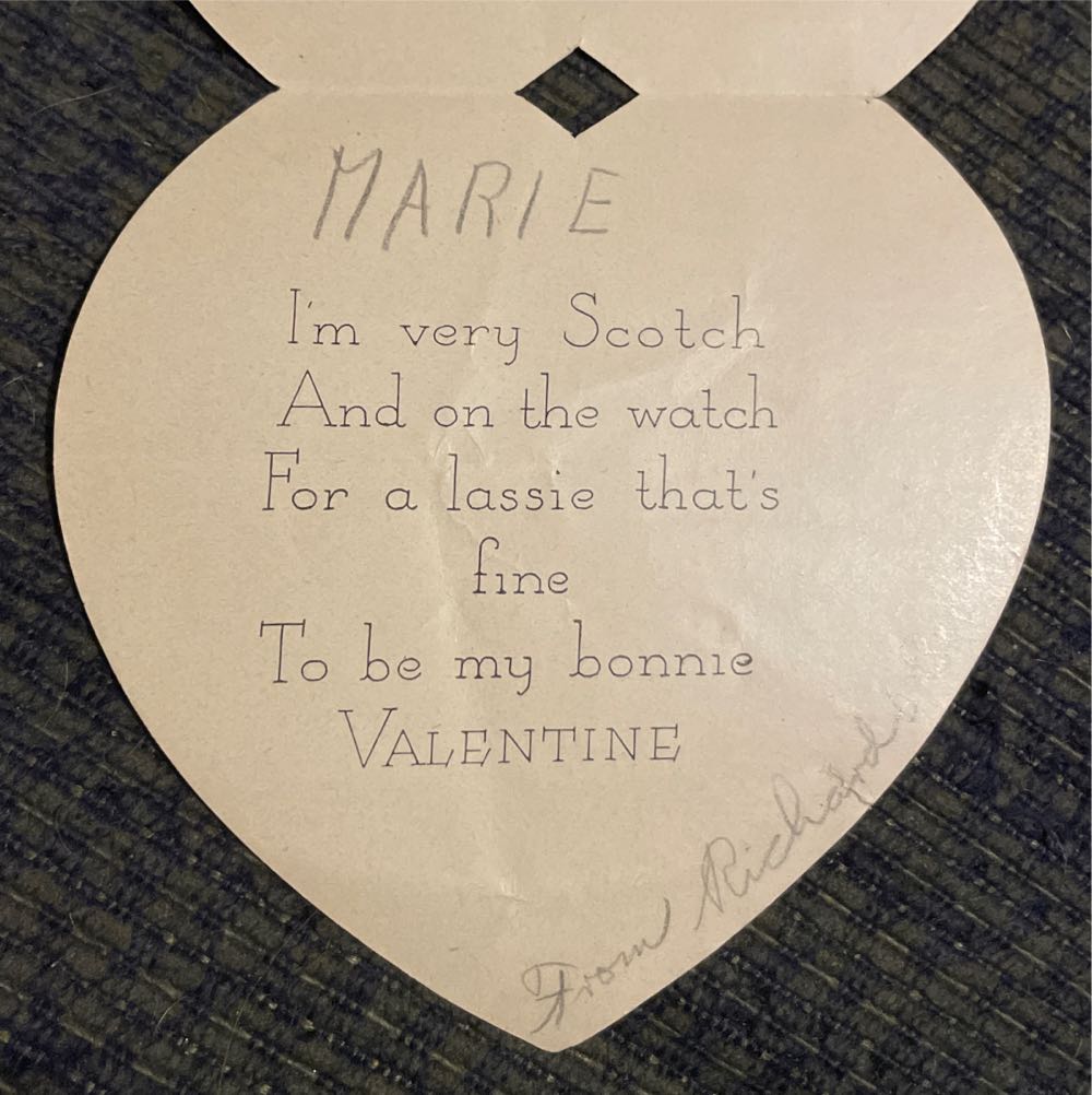 AC - Valentine - Scotch Boy - 108 X/. - Single Fold (Valentine) ornament collectible - Main Image 3