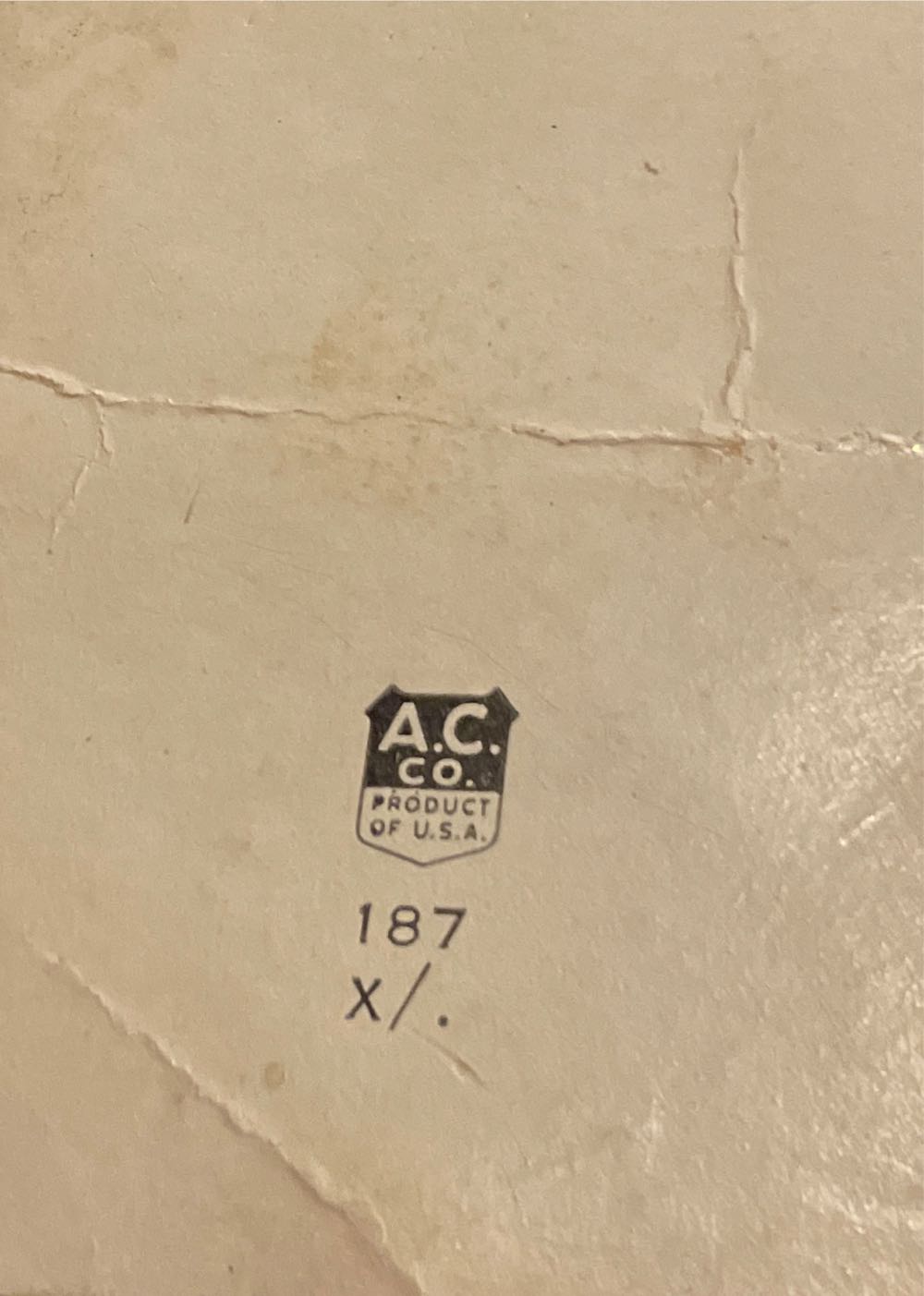 AC - Valentine - Dutch Girl - 187 X/. - Flat (Valentine) ornament collectible - Main Image 3