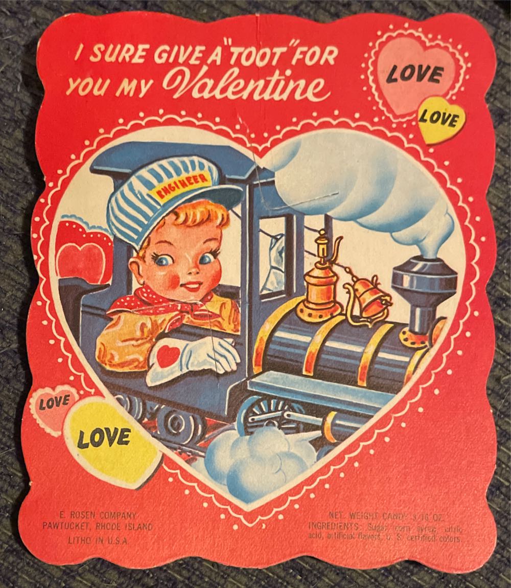 Rosen - Valentine - Train Engineer - Lollipop (Valentine) ornament collectible - Main Image 1