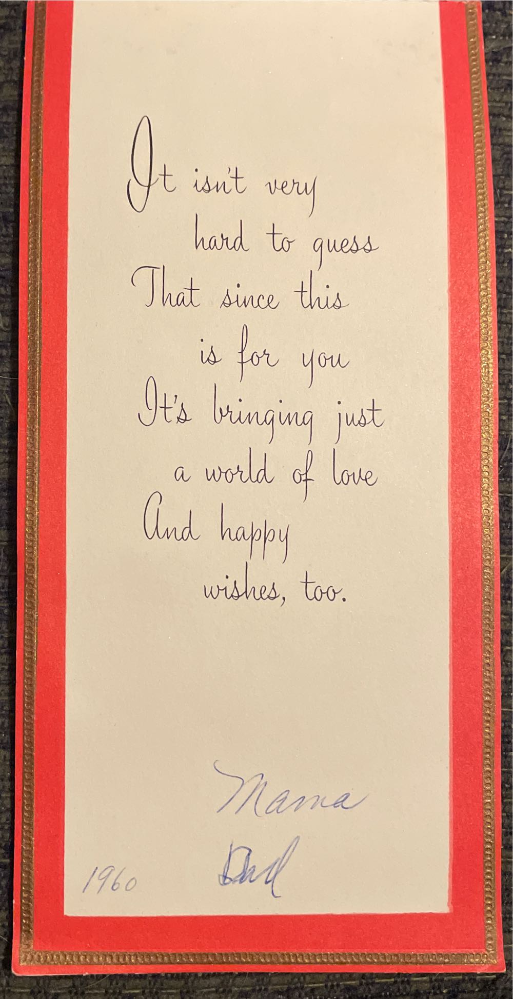 Gibson - Valentine - Heart - Honey - 25V-8C- 83191 - Single Fold (Valentine) ornament collectible - Main Image 2