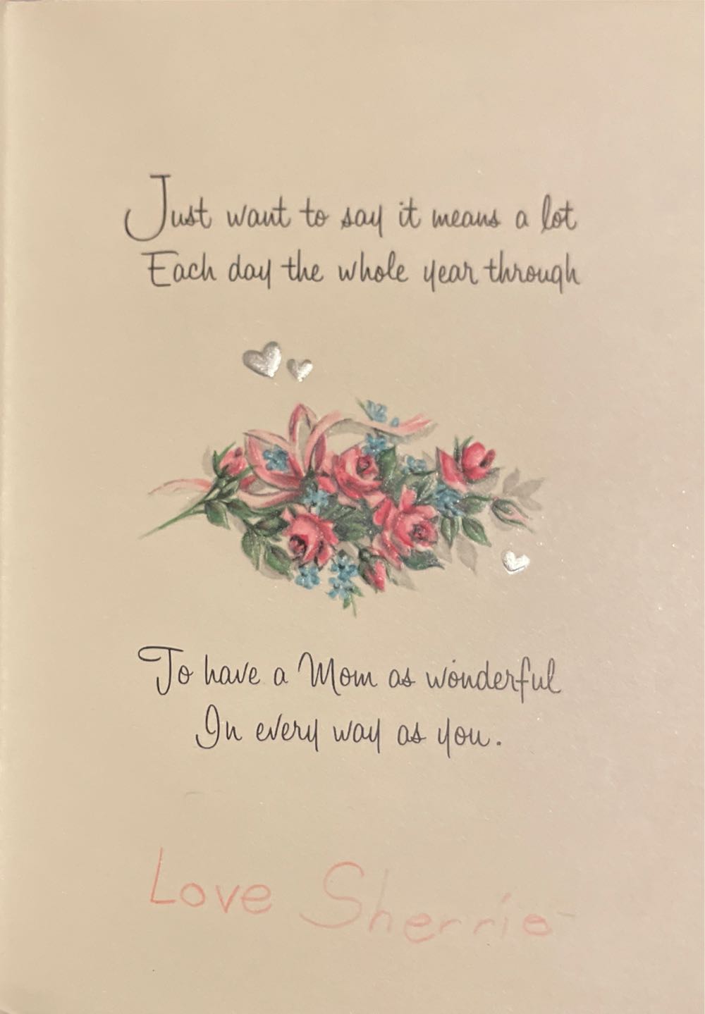 Gibson - Valentine - Roses - Mom - 15V6550 - French Fold (Valentine) ornament collectible - Main Image 2