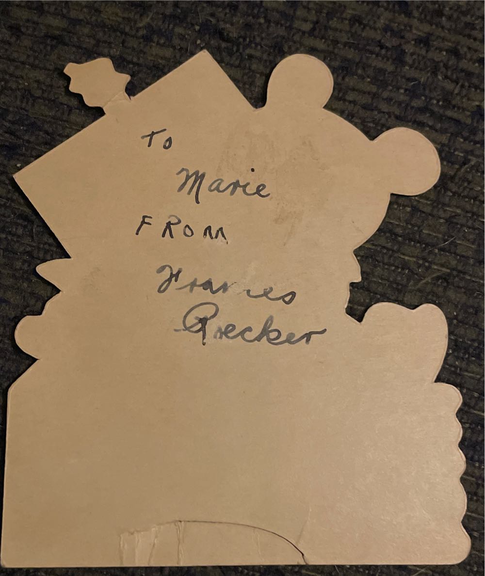 Valentine - Bear With Banjo - Flat (Valentine) ornament collectible - Main Image 2