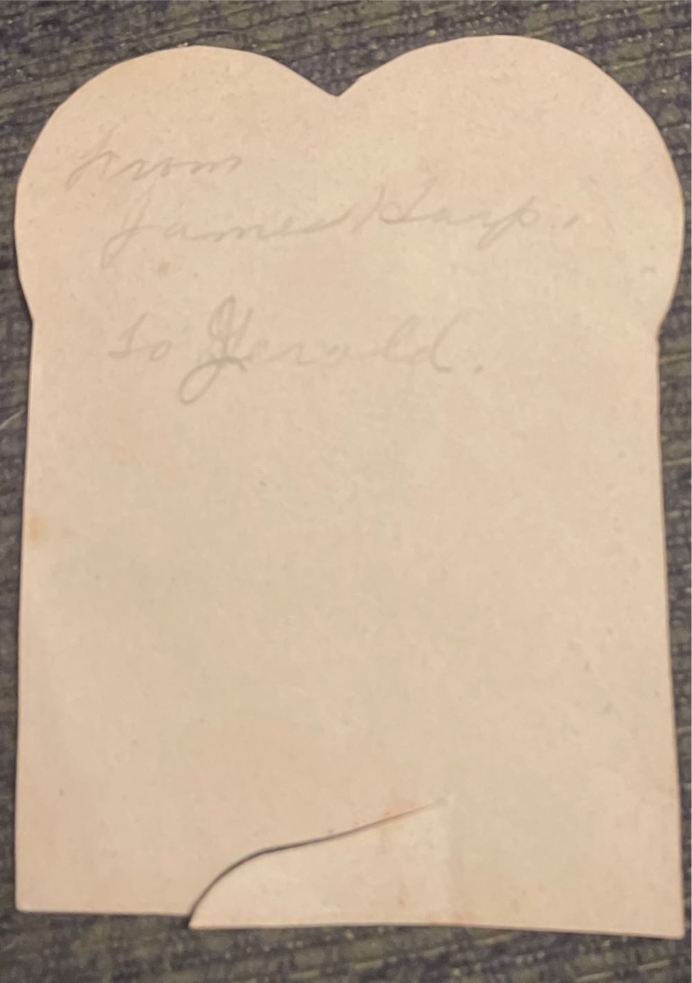 Valentine - Boy With Telescope - Flat (Valentine) ornament collectible - Main Image 2