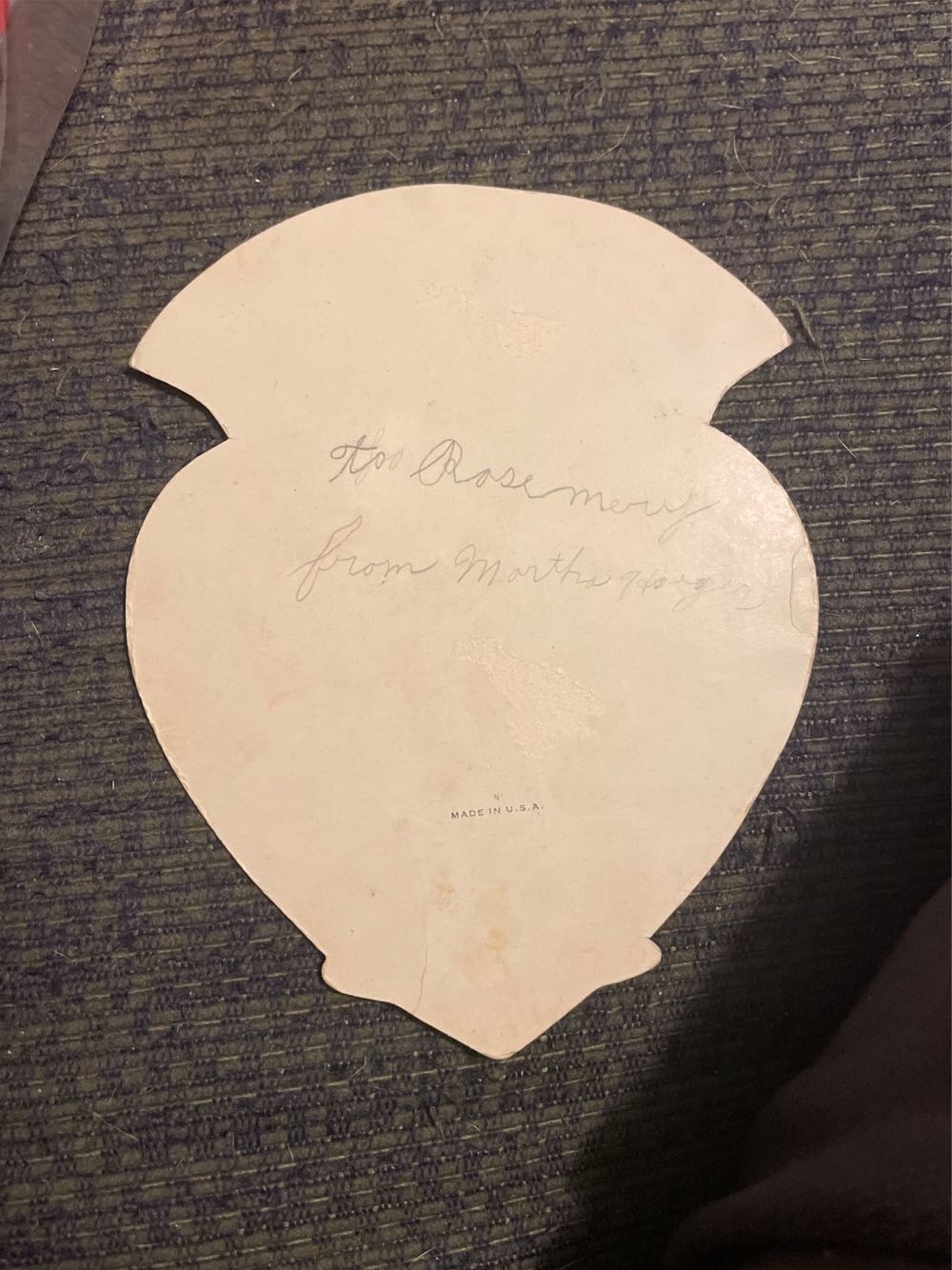 Valentine - Boy And Girl In Basket - Flat (Valentine) ornament collectible - Main Image 2