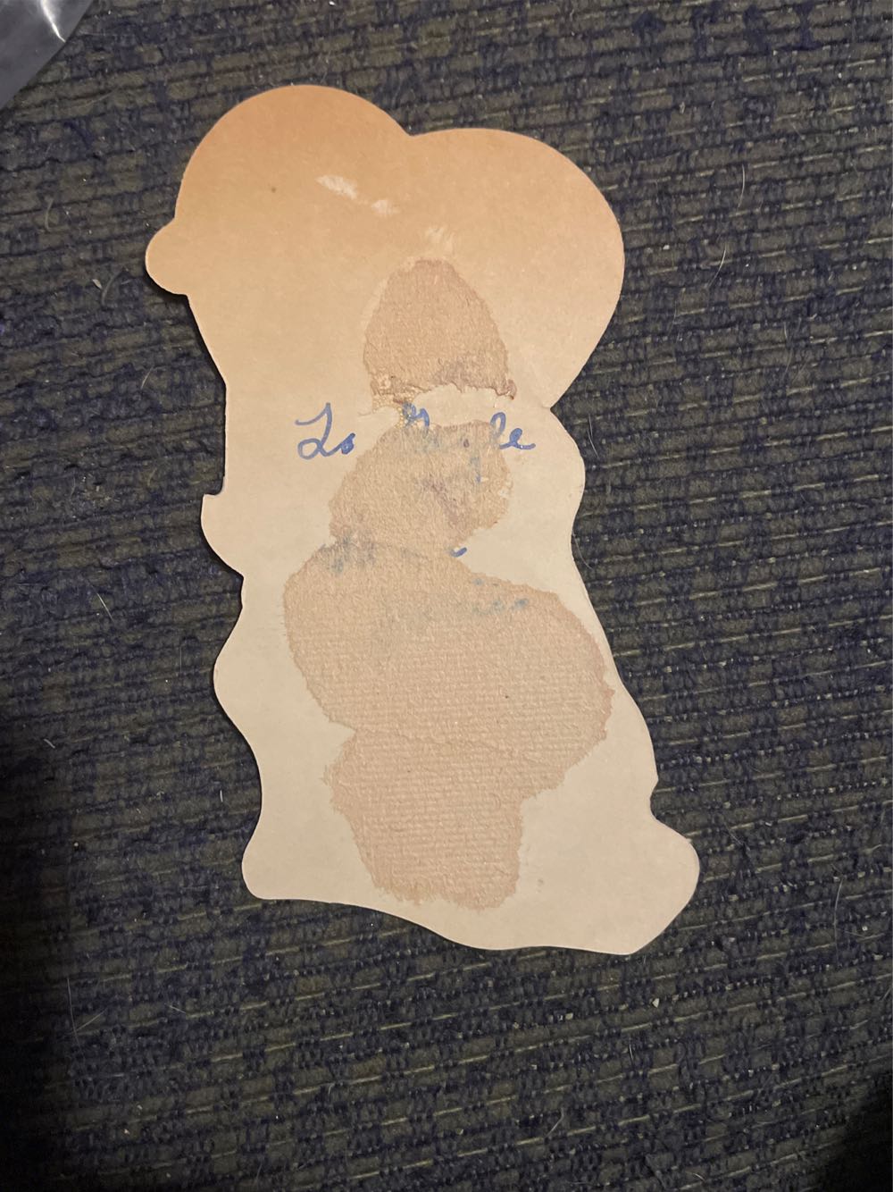 Valentine - Puppy Chewing Shoe - X-607/6 - Flat (Valentine) ornament collectible - Main Image 2