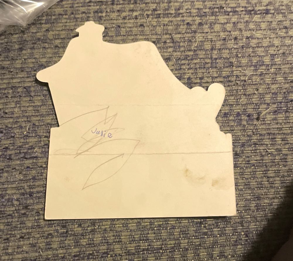 Valentine - Gingerbread House - Flat (Valentine) ornament collectible - Main Image 2