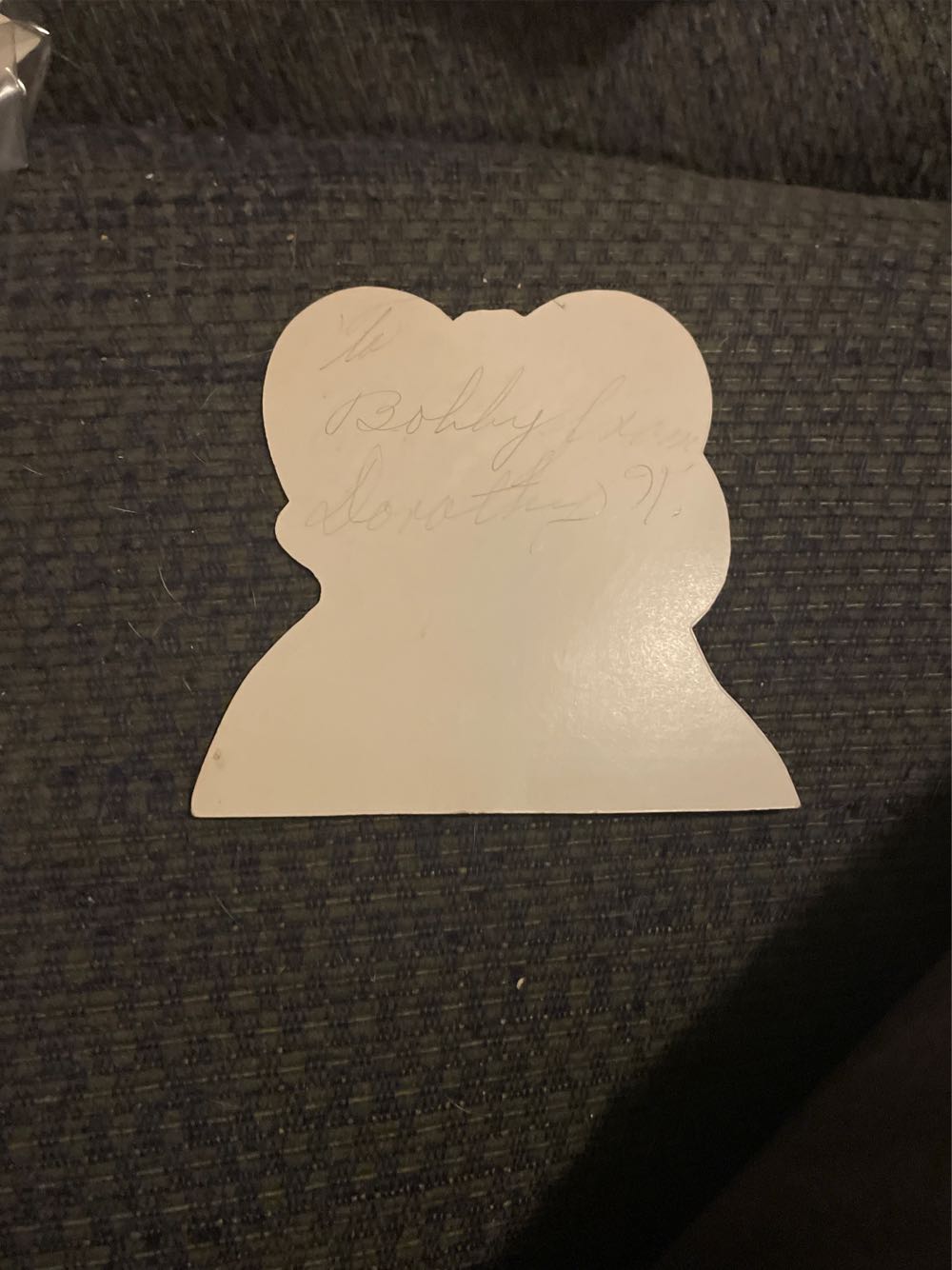 Valentine - Girl On Hobby Horse - Flat (Valentine) ornament collectible - Main Image 2