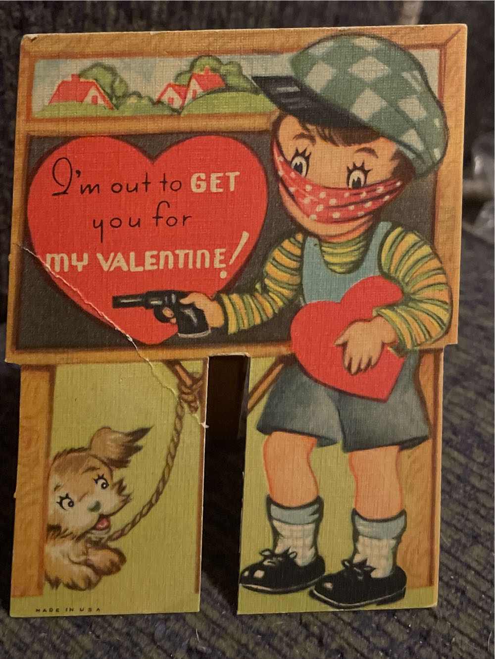 Valentine - Robber - Flat With Easle (Valentine) ornament collectible - Main Image 3