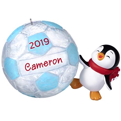 Hallmark Keepsake Christmas Year Dated Soccer Star Penguin Diy Personalized Ornament  ornament collectible [Barcode 763795463404] - Main Image 1