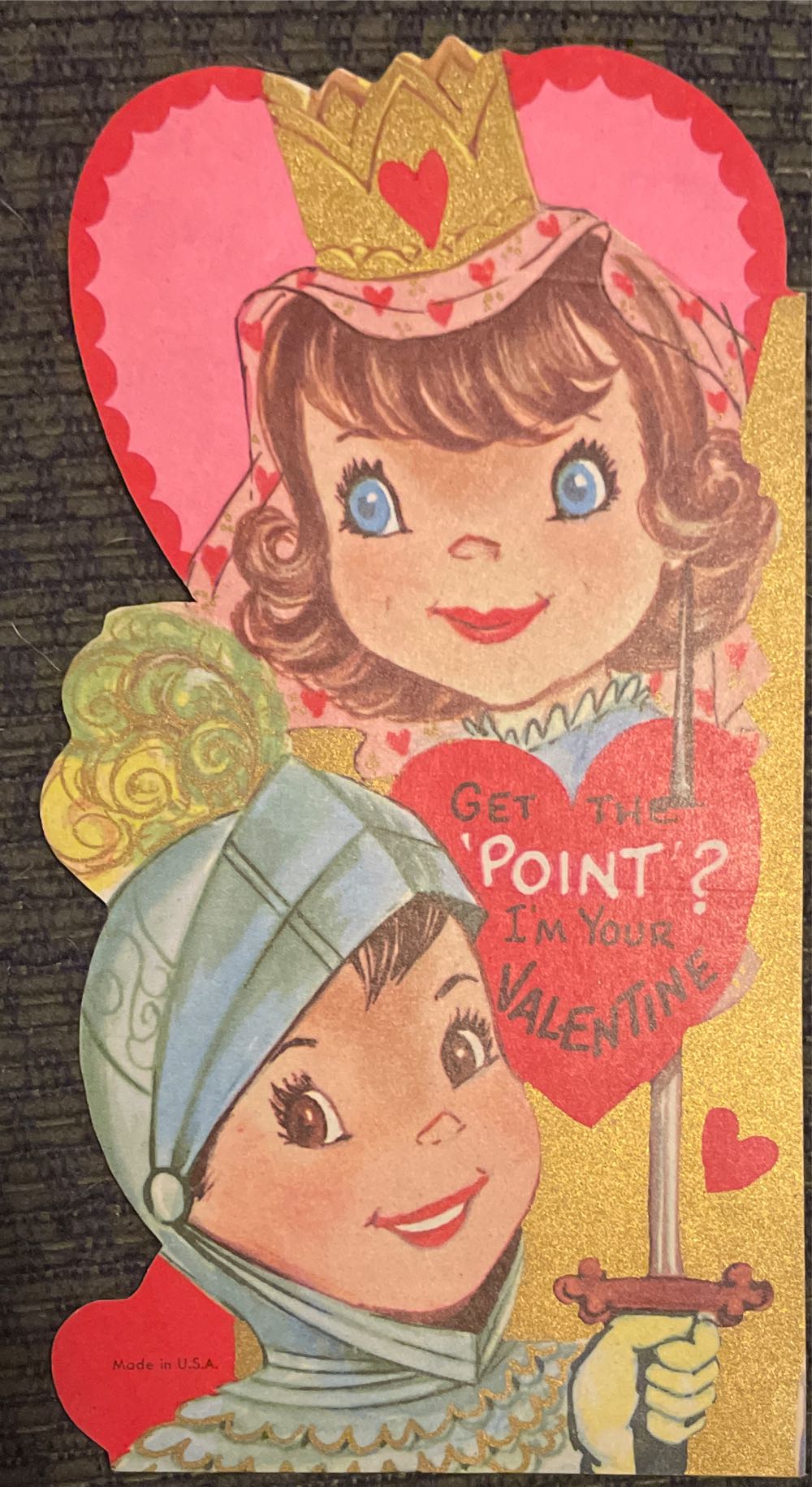 Valentine - Knight And Princess - Flat (Valentine) ornament collectible - Main Image 1