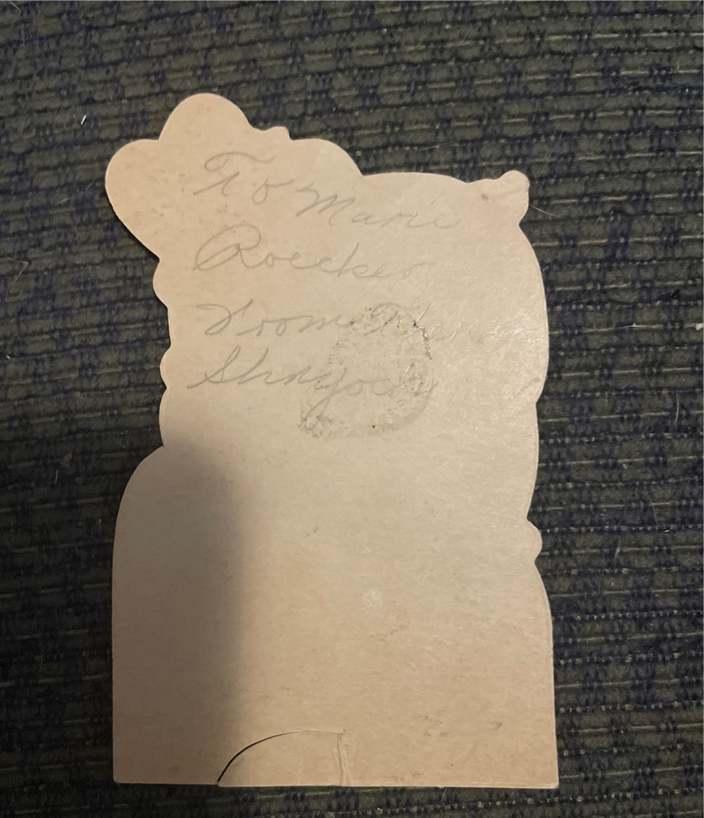 Valentine - Girl & Open Suitcase - Flat (Valentine) ornament collectible - Main Image 2