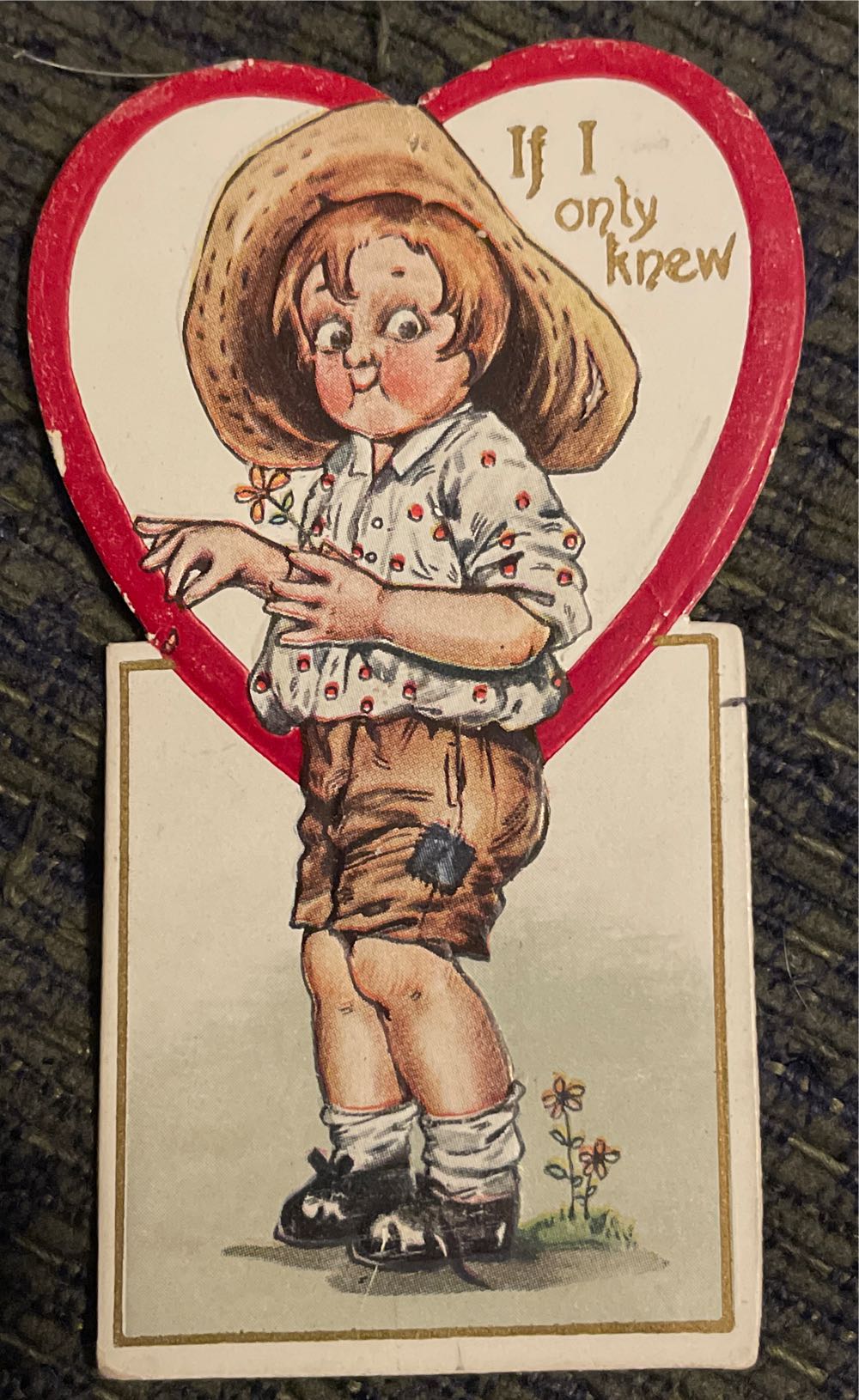 Valentine - Country Boy - Flat (Valentine) ornament collectible - Main Image 1