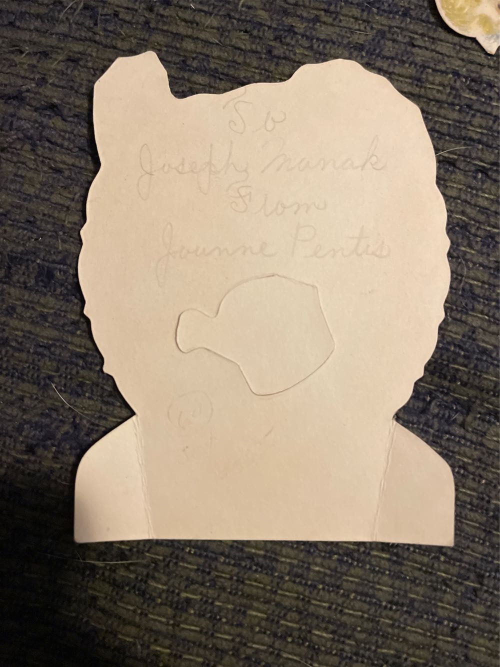 Valentine - Girl Watering Flowers - Flat (Valentine) ornament collectible - Main Image 2