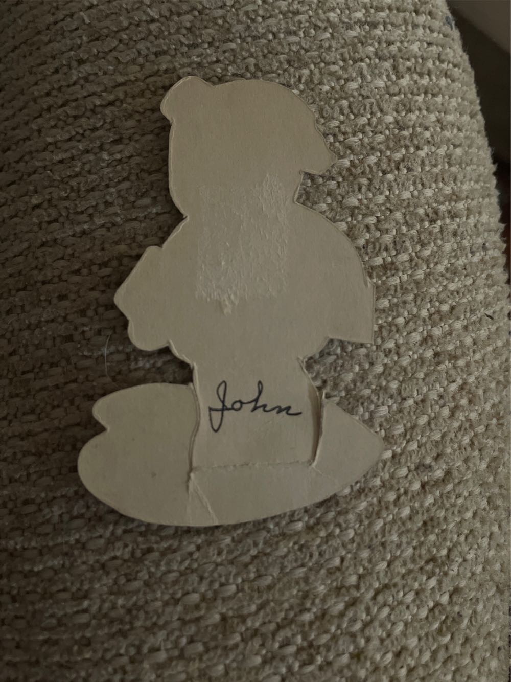 Valentine - Dog Holding Cards - Flat (Valentine) ornament collectible - Main Image 2
