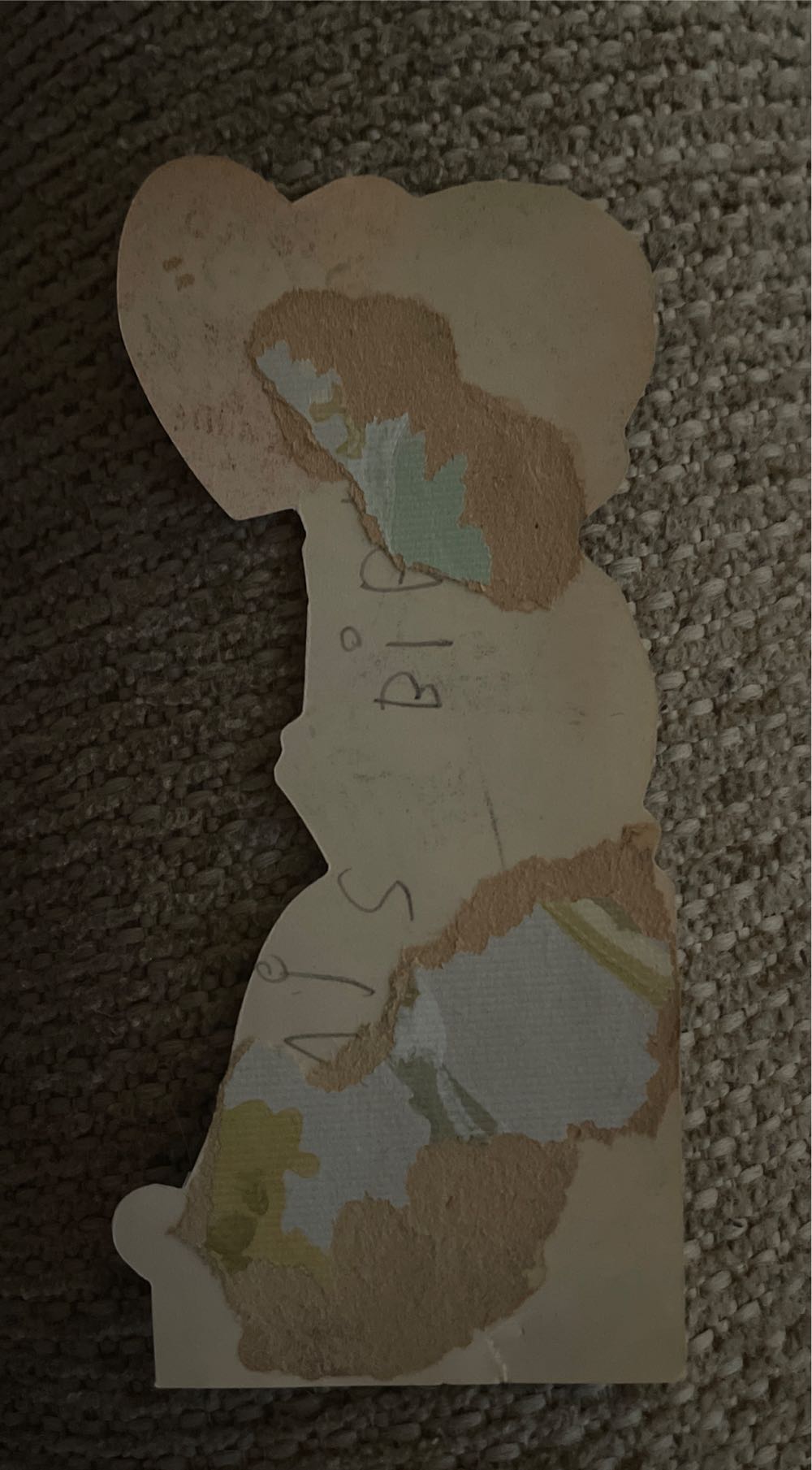 Valentine - Boy Carrying Books & Heart - Flat (Valentine) ornament collectible - Main Image 2