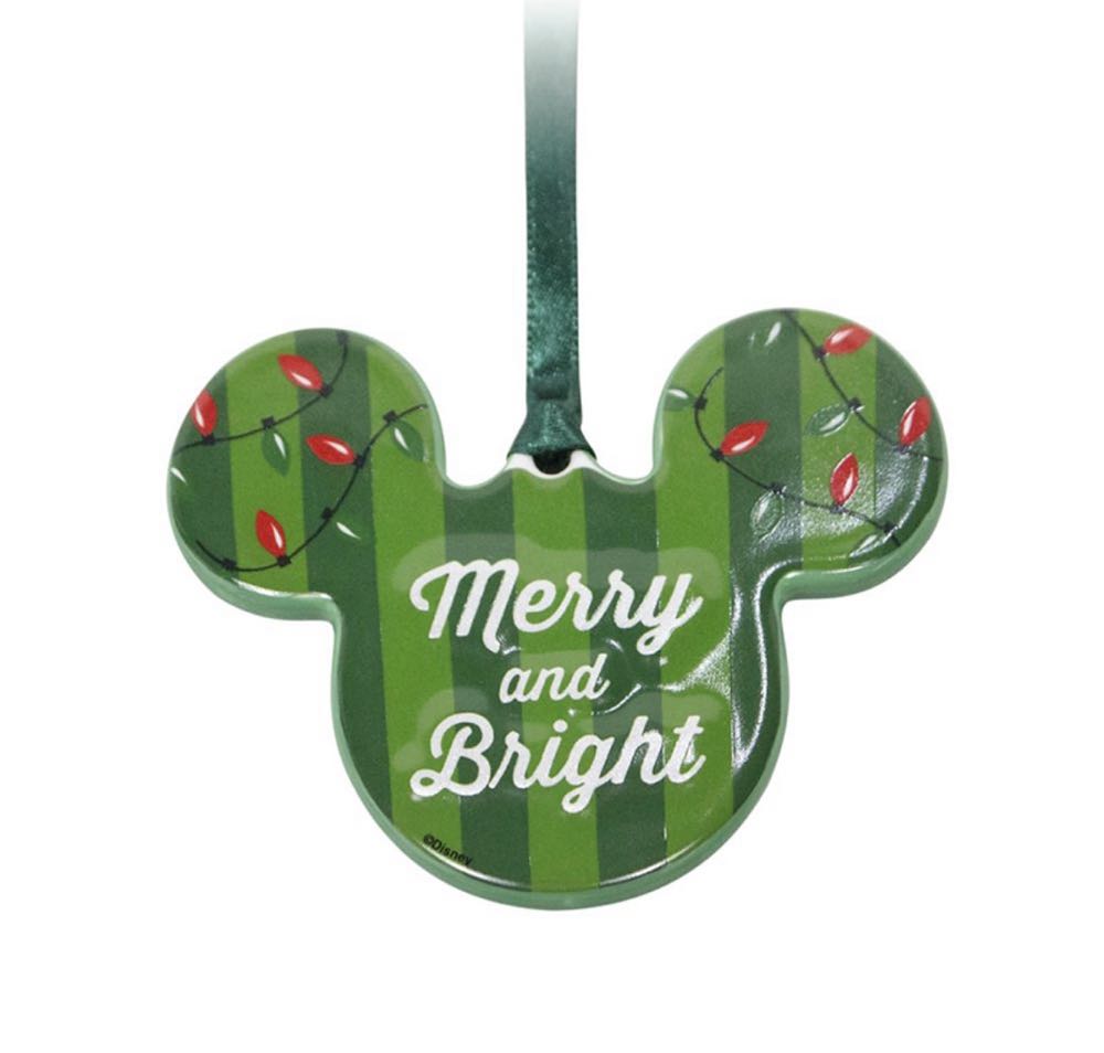 Merry And Bright - Mickey Head  ornament collectible [Barcode 400921464170] - Main Image 2